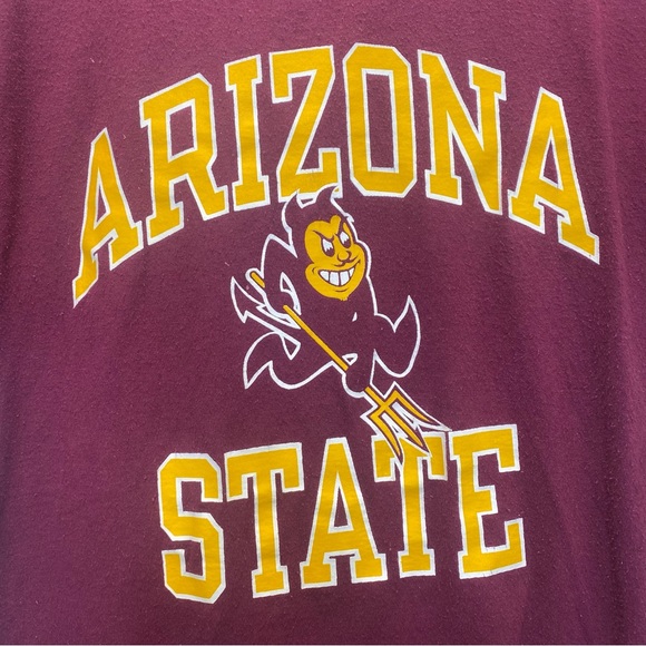 Vintage 80s/90s Arizona State Sun Devils Single Stitch Graphic T-Shirt - Picture 2 of 7